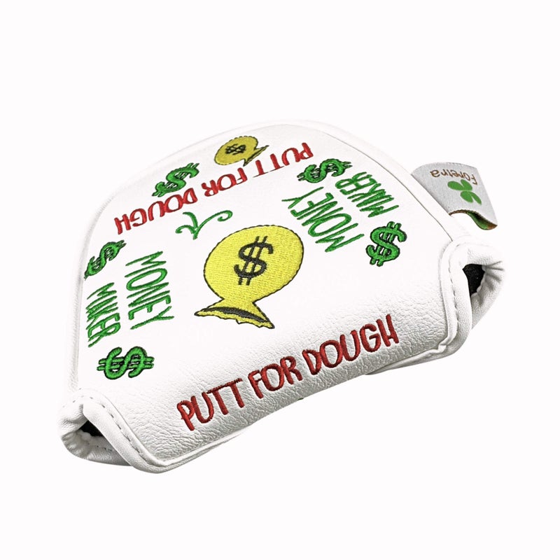 Foretra Golf Putter Cover - Magnetic Blade Mallet Putter Cover - Putt for Dough Golf Club Covers for Men Women Golfer Accessories Fits Scotty Ping Taylormade Callaway Odyssey - Image 2